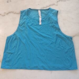 Blue Sleeveless Women's Top